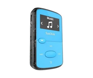 Mp3-spiller & Tilbehør - SanDisk Clip Jam Blue - 8GB - MP3-spiller 8 GB - SDMX26-008G-G46B