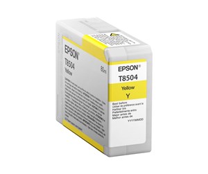 Printertilbehør blekk/toner - Epson T8504 - Yellow Ink - Blekkpatron Yellow - C13T850400