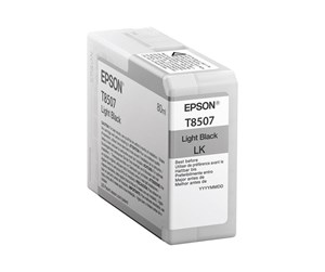 Printertilbehør blekk/toner - Epson T8507 - Light Black Ink - Blekkpatron Lys svart - C13T850700