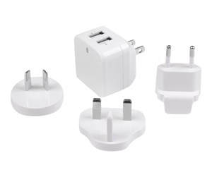 Nettbrett - Adaptere og ladere - StarTech.com Dual Port USB Wall Charger 17W/3.4A - USB2PACWH