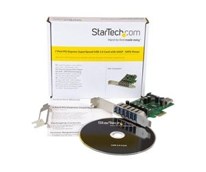 Kontroller - StarTech.com 7-Port PCI Express USB 3.0 card - PEXUSB3S7