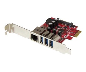 Nettverksadapter - StarTech.com PEXUSB3S3GE PCI Express - PEXUSB3S3GE