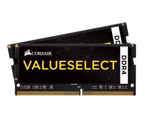 RAM - Corsair Value Select DDR4-2133 - 16GB - CL15 - Dual Channel (2 pcs) - Svart - CMSO16GX4M2A2133C15