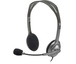 Hodetelefoner - Logitech H111 Stereo Headset - Black - 981-000593