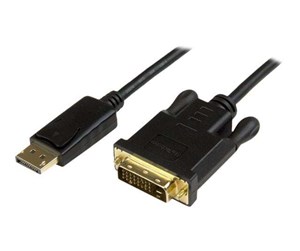 Skjermkabel - StarTech.com 3 ft DisplayPort to DVI Converter Cable DP to DVI Adapter - DP2DVI2MM3