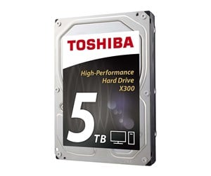 Harddisk - Toshiba X300 H.P. HDD HDWE150EZSTA - 5TB - Harddisk - HDWE150EZSTA - SATA-600 - 3.5" - HDWE150EZSTA