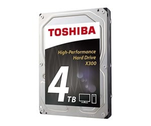 Harddisk - Toshiba X300 H.P. HDD HDWE140EZSTA - 4TB - Harddisk - HDWE140EZSTA - SATA-600 - 3.5" - HDWE140EZSTA