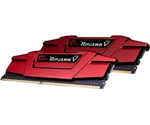 RAM - G.Skill Ripjaws V DDR4-2133 - 8GB - CL15 - Dual Channel (2 pcs) - Intel XMP - Rød - F4-2133C15D-8GVR