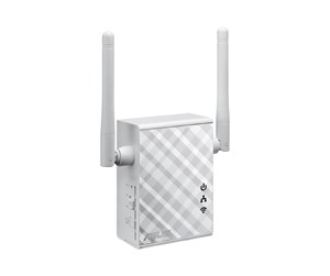 Nettverksutstyr - ASUS RP-N12 Wireless-N300 Range Extender/Repeater / Access Point / Media Bridge - 90IG01X0-BO2100