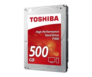 Harddisk - Toshiba - 500GB - Harddisk - HDWD105UZSVA - SATA-600 - 3.5" - HDWD105UZSVA