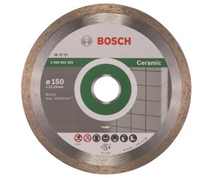 Vinkelsliper - Bosch Diamantkappeskive standard for Ceramic 150 x 22,23 x 1,6 x 7 mm - 2608602203