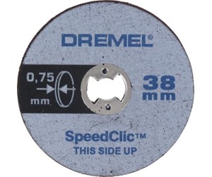 Vinkelsliper - Dremel EZ SpeedClic Tynne Kutteskiver - 2615S409JB