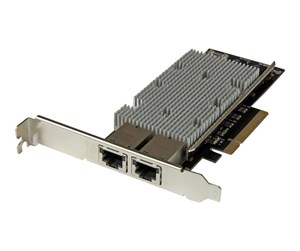 Nettverksadapter - StarTech.com 2-Port PCI Express 10GBase-T Ethernet Network Card - ST20000SPEXI