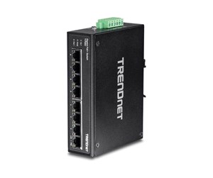 Switch/splitter - TRENDnet TI-PG80 8-Port Hardened Industrial Gigabit PoE+ DIN-Rail Switch - TI-PG80