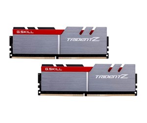 RAM - G.Skill Trident Z DDR4-3200 - 8GB - CL16 - Dual Channel (2 pcs) - Intel XMP - Sølv - F4-3200C16D-8GTZB