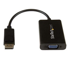 Skjermkabel - StarTech.com DisplayPort to VGA adapter with audio video transformer - DP2VGAA