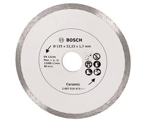 Sirkelsag - Bosch Diamantkappeskive for fliser, Ø 125 mm - 2607019473