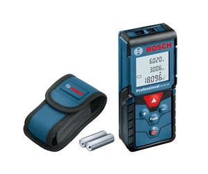 Måleutstyr - Bosch GLM 40 PROFESSIONAL LASER DISTANCE METER - 0601072900