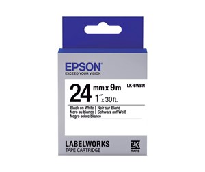 Papir, Fotopapir & Etiketter - Epson LabelWorks LK-6WBN - C53S656006