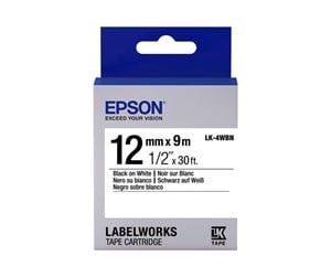 Papir, Fotopapir & Etiketter - Epson LabelWorks LK-4WBN - C53S654021