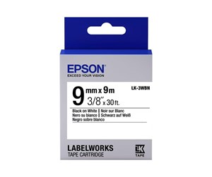 Papir, Fotopapir & Etiketter - Epson LabelWorks LK-3WBN - C53S653003