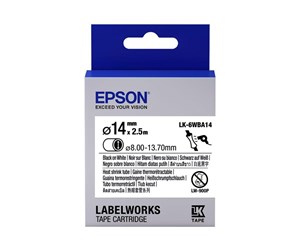 Papir, Fotopapir & Etiketter - Epson LabelWorks LK-6WBA14 - C53S656903