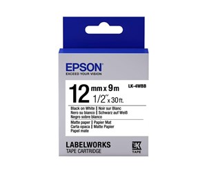 Papir, Fotopapir & Etiketter - Epson LabelWorks LK-4WBB - C53S654023