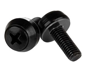 Rackskap - StarTech.com M6 Mounting Screws for Server Rack Cabinet - CABSCREWSM6B