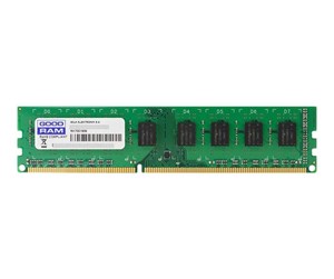 RAM - GOODRAM - DDR3 - module - 8 GB - DIMM 240-pin - 1600 MHz / PC3-12800 - unbuffered - GR1600D3V64L11/8G