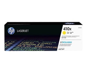 Printertilbehør blekk/toner - HP 410X / CF412X High Capacity Yellow Toner - Laser toner Yellow - CF412X