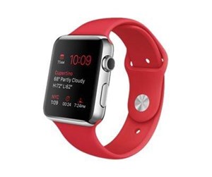 Smartklokke, Smartwatch & Sportsklokke - Apple Watch 42mm Stainless Steel - Red - MLLE2DD/A