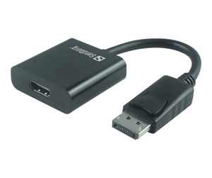 Skjermkabel - Sandberg Adapter DP1.2 to HDMI 2.0 Black - 509-02