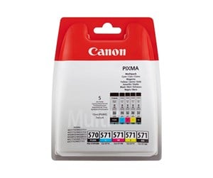 Printertilbehør blekk/toner - Canon PGI-570/CLI-571 / 0372C0004 Multi Pack - Blekkpatron Blå - 0372C004