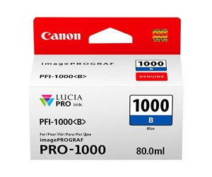 Printertilbehør blekk/toner - Canon PFI-1000 / 0555C001 Blue - Blekkpatron Blå - 0555C001