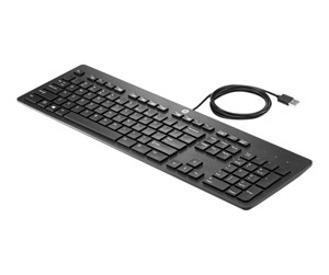 Tastatur - HP Business Slim - Tastatur - Norsk - Svart - N3R87AA#ABN