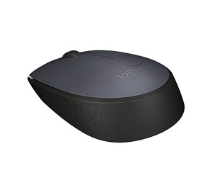 Mus - Logitech M171 Wireless - Mus - Optisk - 3 knapper - Svart - 910-004424