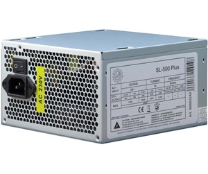 Strømforsyning (PSU) - Inter-Tech SL-500 Plus Strømforsyning (PSU) - 500 Watt - 120 mm - ATX - 80 Plus - 88882140