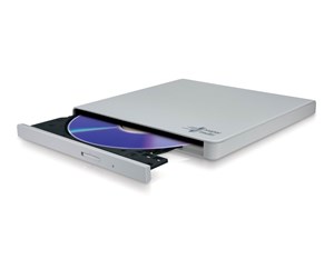 Optisk driver (DVD/BR/Floppy) - Hitachi - LG GP57EW40 Slim Portable DVD-Writer - DVD-RW (Brenner) - USB 2.0 - Hvit - GP57EW40.AHLE10B