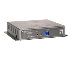 Repeater & Transceiver - LevelOne HVE-6601R HDMI Video Wall over IP PoE Receiver - HVE-6601R