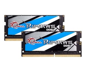 RAM - G.Skill Ripjaws SODIMM DDR4-2133 - 8GB - CL15 - Dual Channel (2 pcs) - Intel XMP - Svart - F4-2133C15D-8GRS