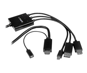 Skjermkabel - StarTech.com HDMI DisplayPort or Mini DisplayPort to HDMI Adapter Cable - DPMDPHD2HD