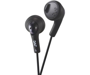 Hodetelefoner - JVC  In Ear Gumy Headphones. Black - HA-F160-B-E