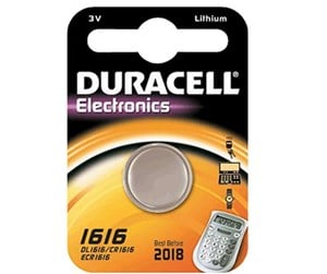 Batteri - DURACELL CR1616 - 774678