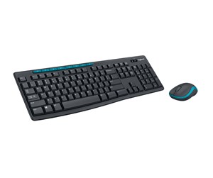 Tastatur - Logitech MK270 Wireless Combo - UK - Tastatur & Mussett - Engelsk - Svart - 920-004523