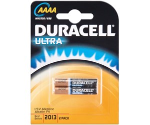 Batteri - DURACELL Ultra MN2500 - 2 x AAAA - 5000394041660