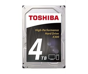 Harddisk - Toshiba X300 - 4TB - Harddisk - HDWE140UZSVA - SATA-600 - 3.5" - HDWE140UZSVA