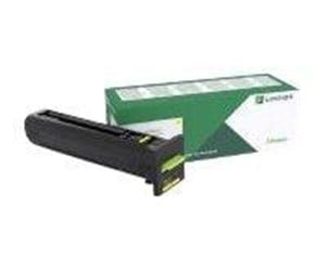 Printertilbehør blekk/toner - Lexmark 72K20Y0 - tonerpatron - Laser toner Yellow - 72K20Y0