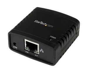 Nettverksadapter - StarTech.com PM1115U2 10/100Mbps Ethernet to USB 2.0 Network LPR Print Server - PM1115U2