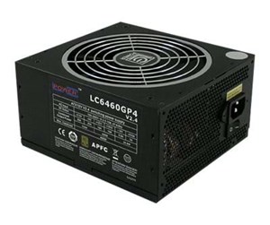 Strømforsyning (PSU) - LC Power GP4 Series LC6460GP4 V2.4 Strømforsyning (PSU) - 460 Watt - 0 - Uten vifte - ATX - 80 Plus Gold sertifisert - LC6460GP4