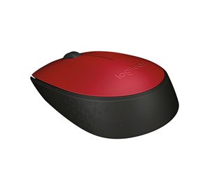 Mus - Logitech M171 Wireless - Mus - Optisk - 3 knapper - Rød - 910-004641